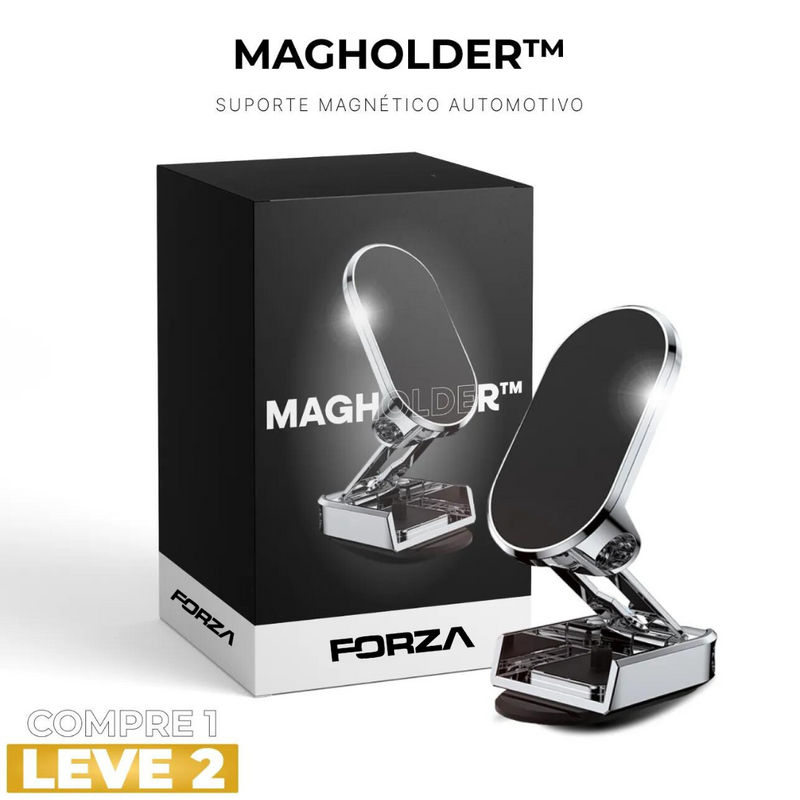 Magholder Forza™ - Suporte magnético para celular automotivo (PAGUE 1 LEVE 2)